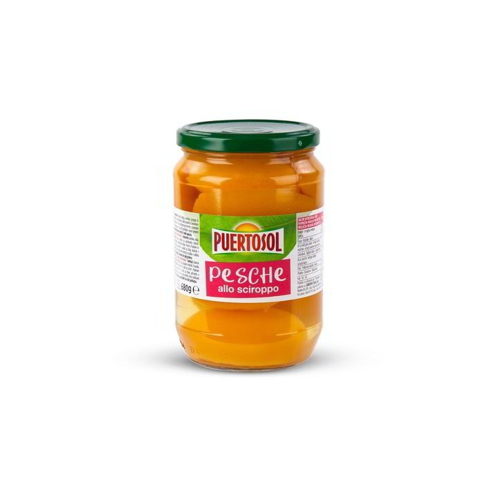 PESCHE ALLO SCIROPPO PUERTOSOL 680 GR