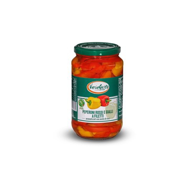 PEPERONI ROSSI E GIALLI A FILETTI 545 GR