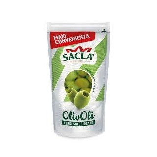 OLIVE VERDI GRANDI SNOCCIOLATE SACLA' 375 GR