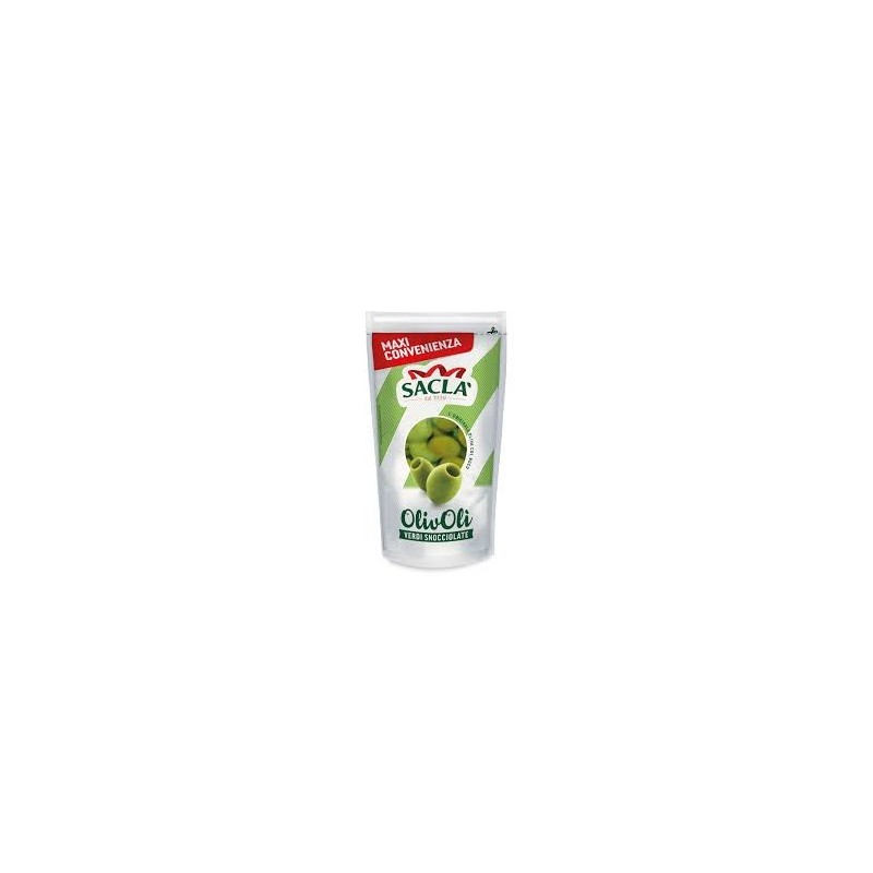 SACLÀ GRANDES OLIVES VERTES DÉNOYAUTÉES 375 GR
