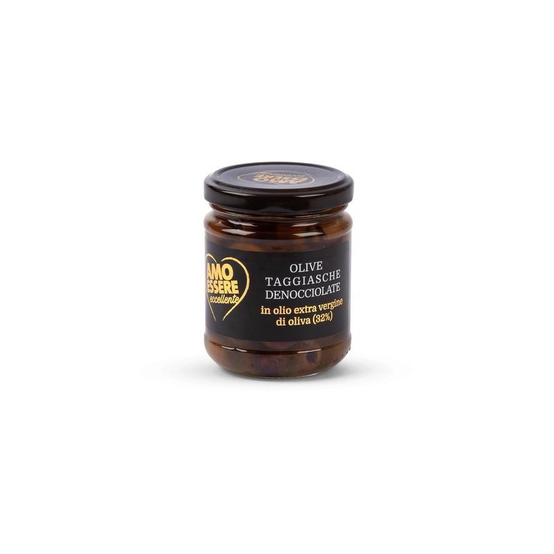 OLIVES TAGGIASCHE DÉNOYAUTÉES 180 GR