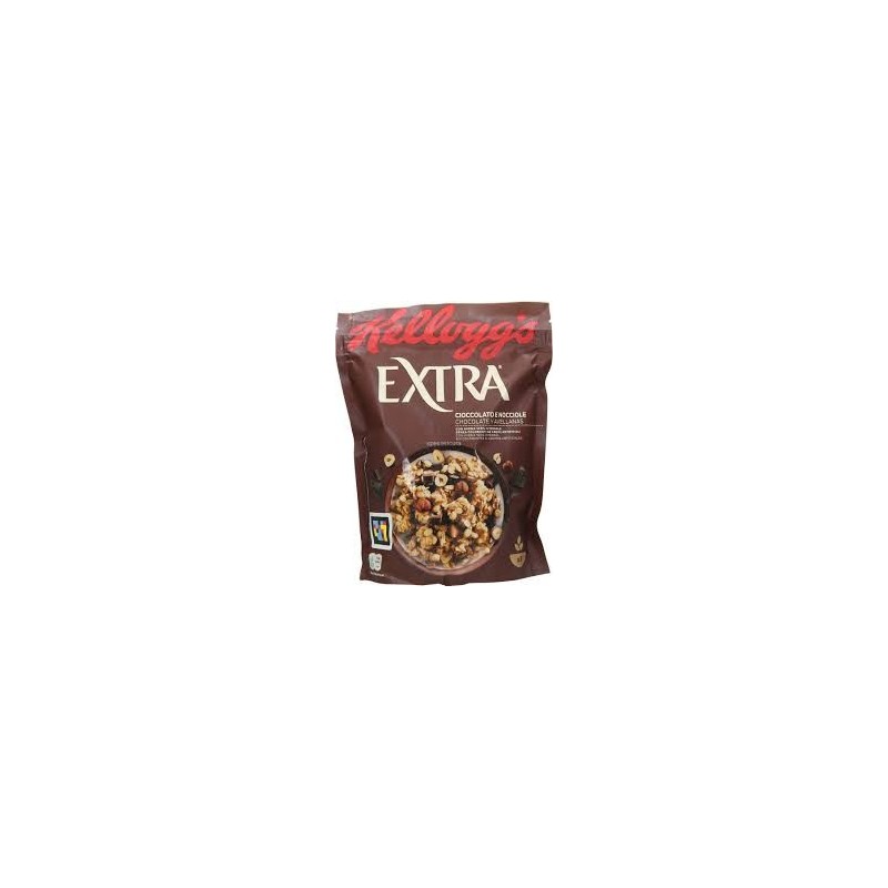KELLOGG'S EXTRA CHOCOLAT ET NOISETTES 375 GR