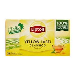 LIPTON YELLOW LABEL CLASSIQUE 25 SACHETS 37,5 GR
