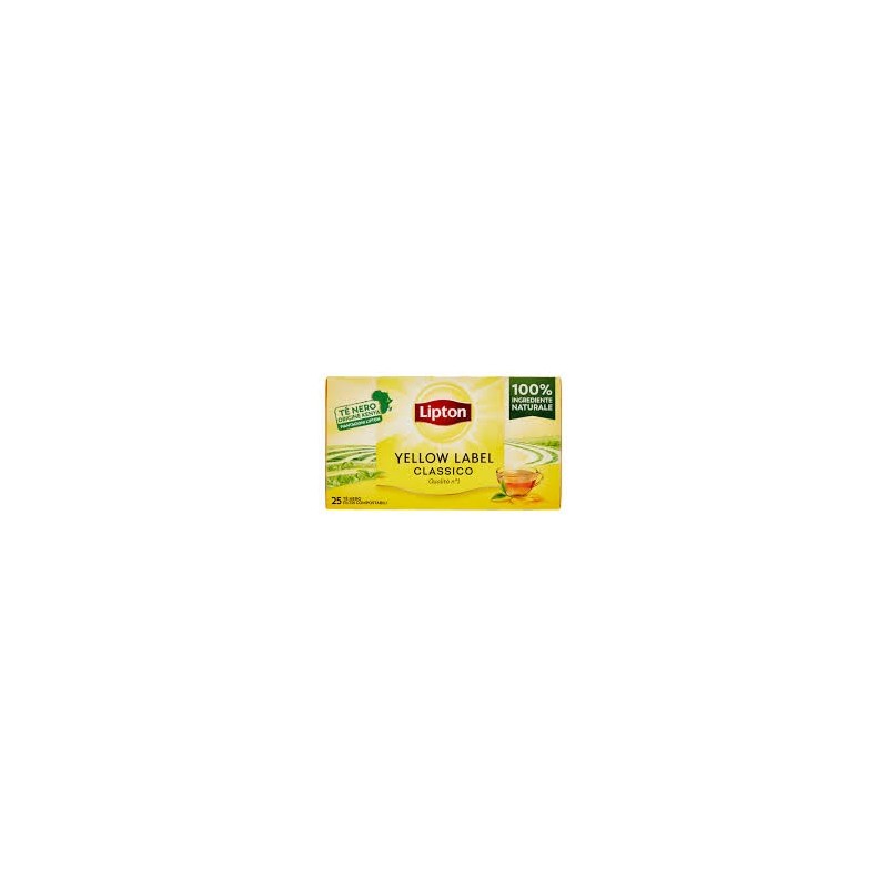 LIPTON YELLOW LABEL CLASSIQUE 25 SACHETS 37,5 GR