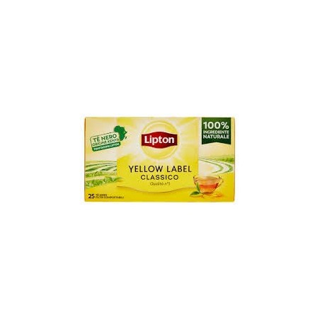LIPTON YELLOW LABEL CLASSIQUE 25 SACHETS 37,5 GR