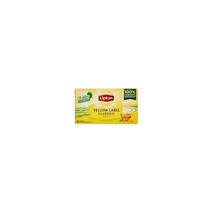 Lipton yellow label classico 25 filtri 37,5 gr