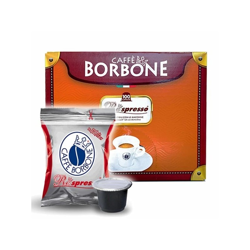 CAFÉ BORBONE 100 CAPSULES COMPATIBLES NESPRESSO MÉLANGE ROUGE