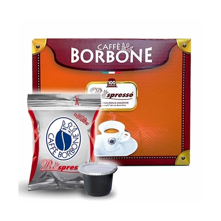 CAFFE' BORBONE 100 CAPSULE COMPATIBILI NESPRESSO MISCELA ROSSA