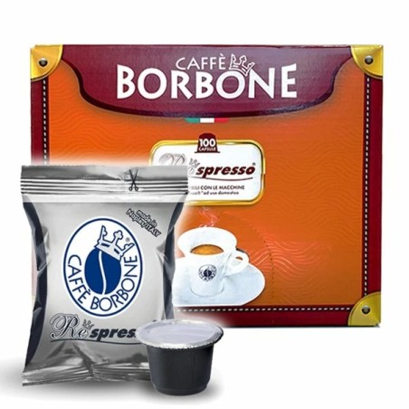 CAFÉ BORBONE 100 CAPSULES COMPATIBLES NESPRESSO MÉLANGE NOIR