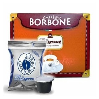 CAFFE' BORBONE 100 CAPSULE COMPATIBILI NESPRESSO MISCELA BLU