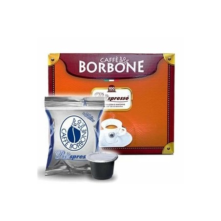 CAFÉ BORBONE 100 CAPSULES COMPATIBLES NESPRESSO MÉLANGE BLEU