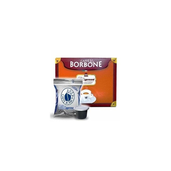 CAFFE' BORBONE 100 CAPSULE COMPATIBILI NESPRESSO MISCELA BLU
