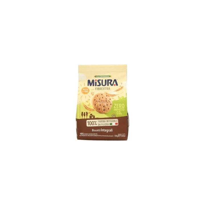 MISURA BISCOTTI INTEGRALI FIBREXTRA 330 GR