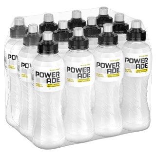 POWERADE Active Zero Lemon, Sport Drink con Zero Calorie al gusto Limone 500ml (PET)