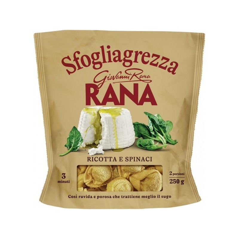 TORTELLONI RUSTIQUES RICOTTA ET ÉPINARDS GIOVANNI RANA 250 GR