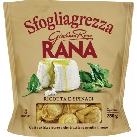 TORTELLONI RUSTIQUES RICOTTA ET ÉPINARDS GIOVANNI RANA 250 GR