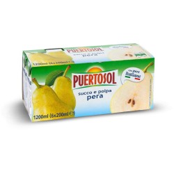 JUS ET PULPE DE POIRE 6 X 200 ML