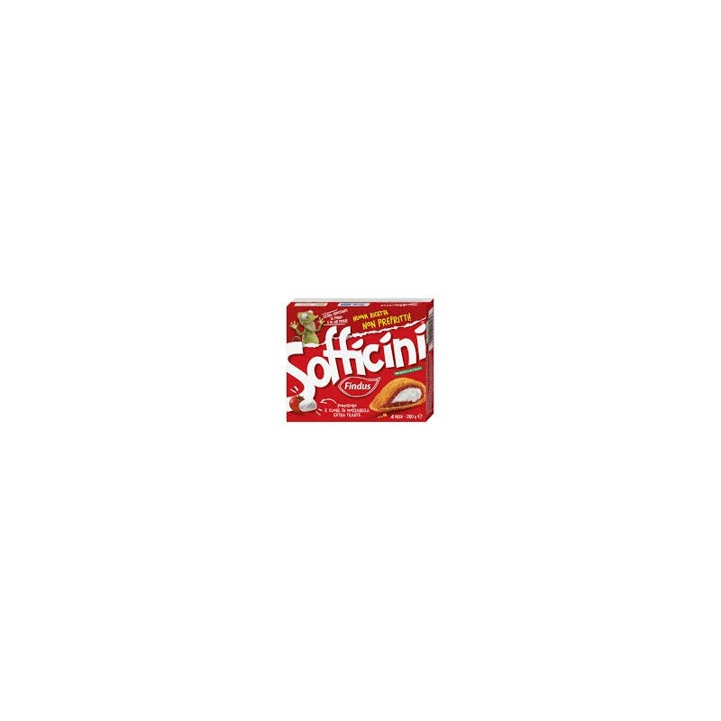 SOFFICINI FINDUS TOMATE ET MOZZARELLA 4 PIÈCES 266 GR SURGELÉS