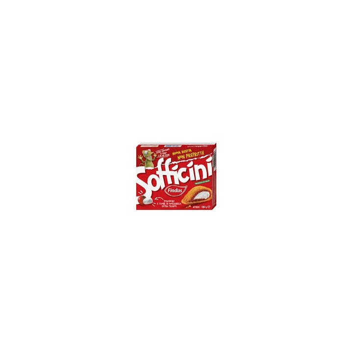 SOFFICINI FINDUS 4 SOFFICINI POMODORO PIÙ MOZZARELLA 266GR SURGELATO