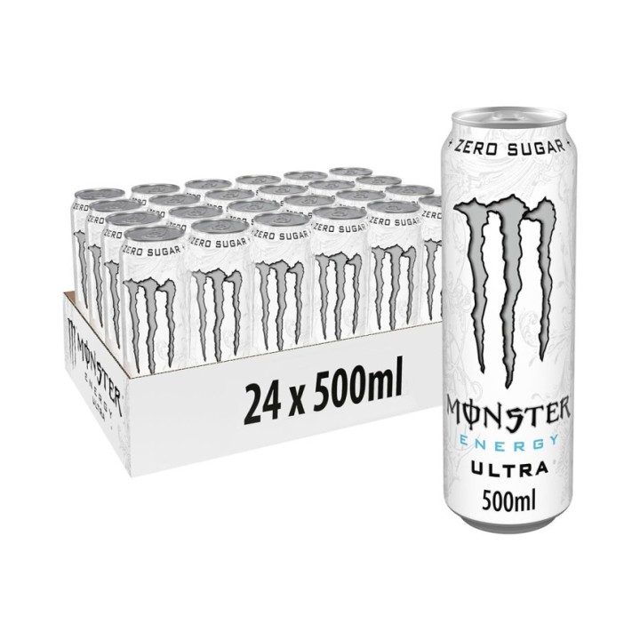 MONSTER ENERGY ULTRA WHITE 500 ML