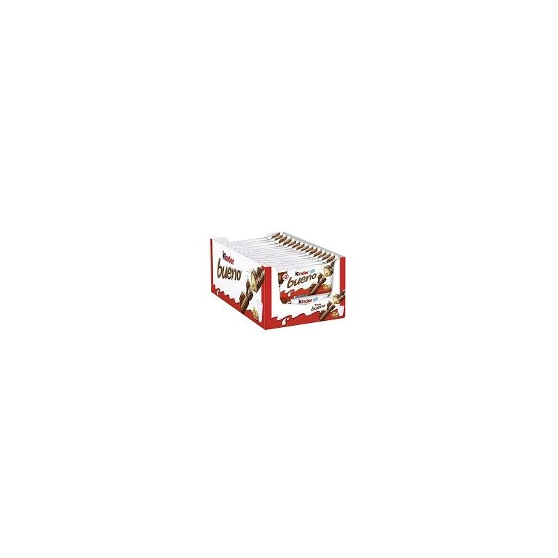 KINDER BUENO CLASSIQUE T2X1 CARTON DE 30 PIÈCES
