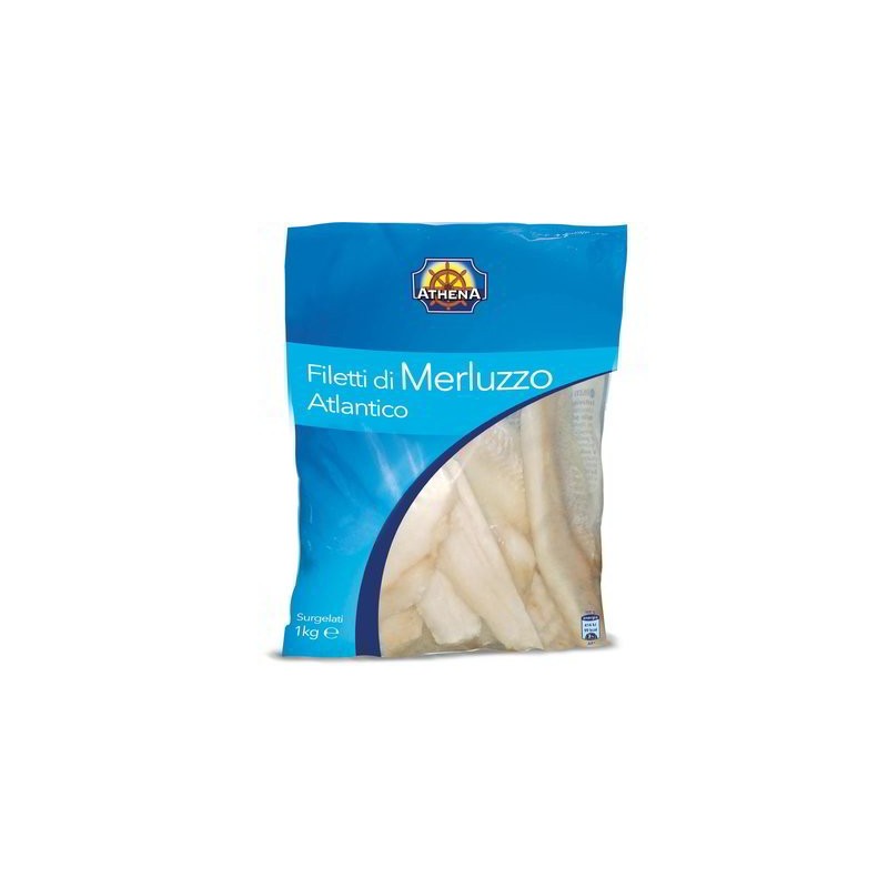 FILETTI DI MERLUZZO ATLANTICO 1 KG SURGELATO