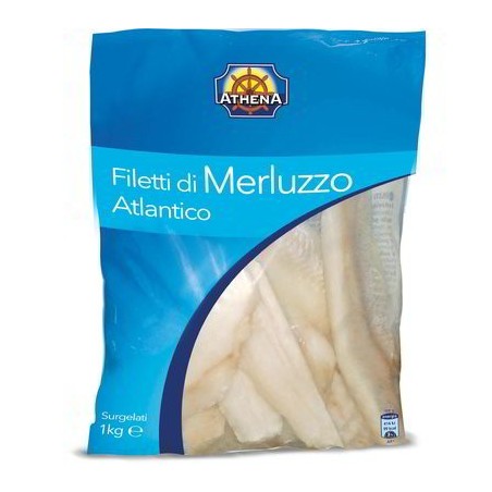 FILETTI DI MERLUZZO ATLANTICO 1 KG SURGELATO