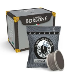 CAFÉ BORBONE 100 CAPSULES COMPATIBLES LAVAZZA POINT MÉLANGE NOIR