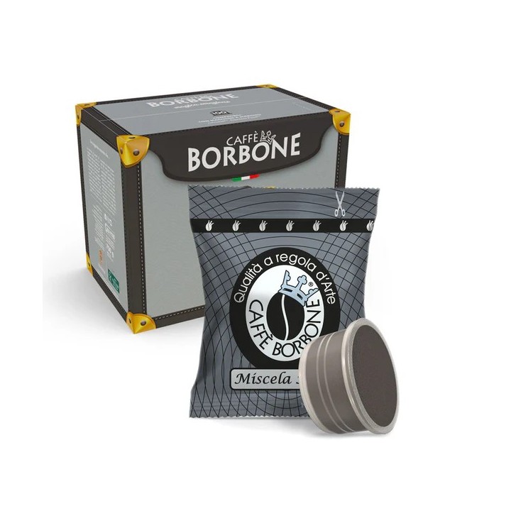CAFFE' BORBONE 100 CAPSULE COMPATIBILI LAVAZZA POINT MISCELA NERA