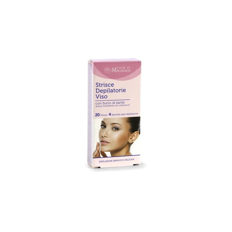 BANDES DÉPILATOIRES VISAGE 24 PIÈCES