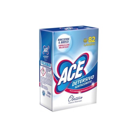 ACE LESSIVE POUDRE HYGIÉNISANTE 82 LAVAGES 5330 GR