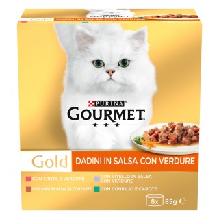 Gourmet Gold Dadini in Salsa 48 x 85 gr