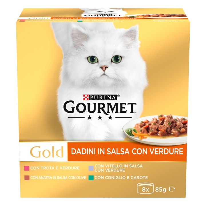 Gourmet Gold Dadini in Salsa 48 x 85 gr