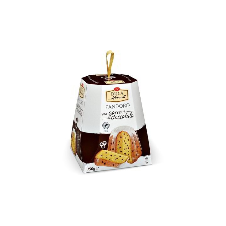 Pandoro con gocce di cioccolato 750 GR