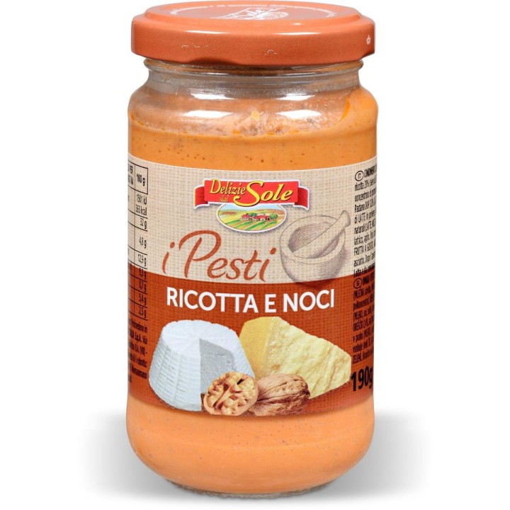 Pesto ricotta e noci 190 GR