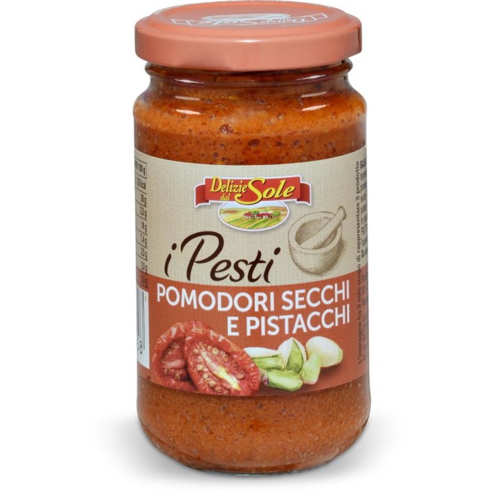 Pesto pomodori secchi e pistacchi 190 GR