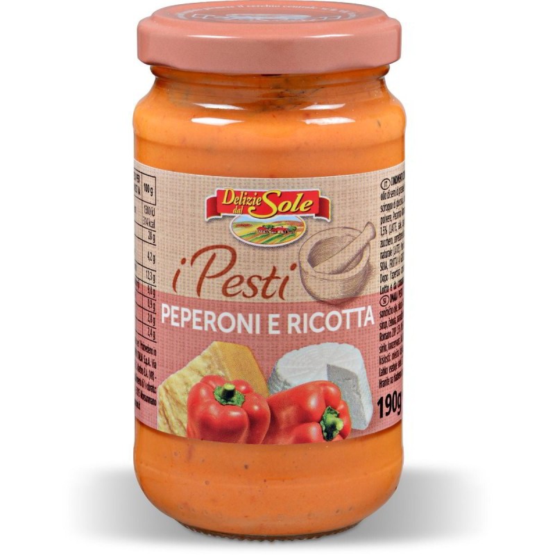 Pesto poivrons et ricotta 190 G