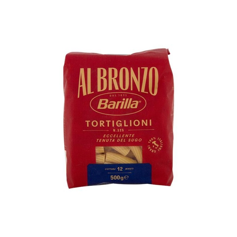 BARILLA AL BRONZO TORTIGLIONI 500 G