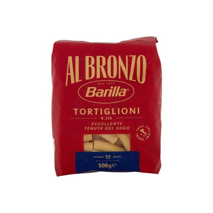 Barilla Al Bronzo Pasta Tortiglioni 500g