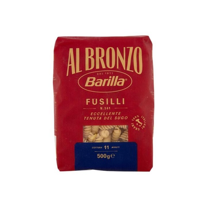 Barilla Al Bronzo Pasta Fusilli 500g