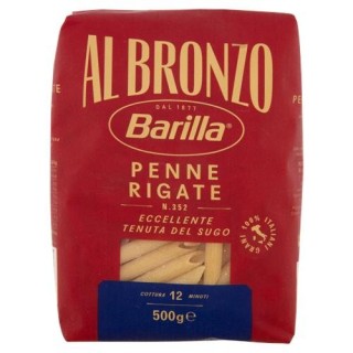 Barilla Al Bronzo Pasta Penne Rigate 500g