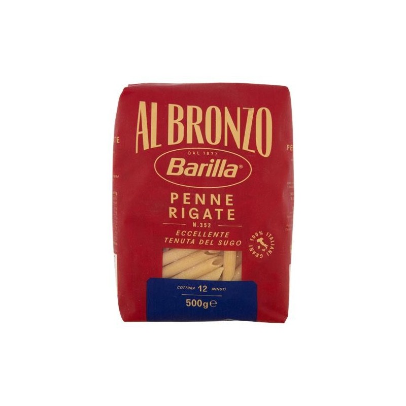 BARILLA AL BRONZO PENNE RIGATE 500 G