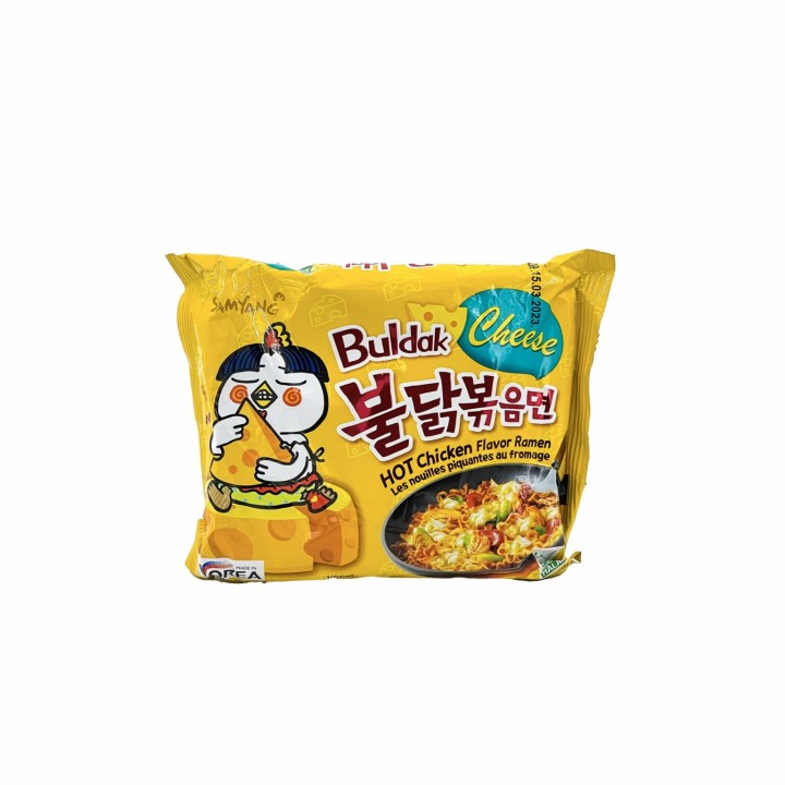 Buldak Hot Chicken & Cheese Flavor Ramen (140g)