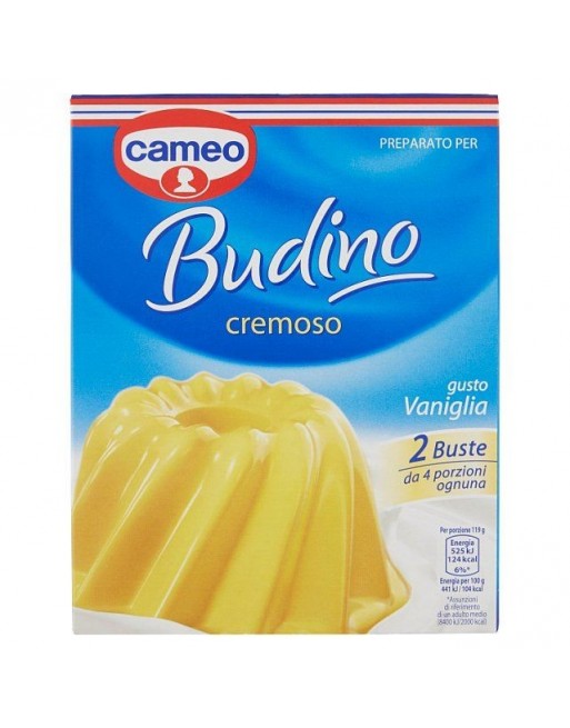 CAMEO Preparato per Budino cremoso gusto Vaniglia 2 x 65 GR