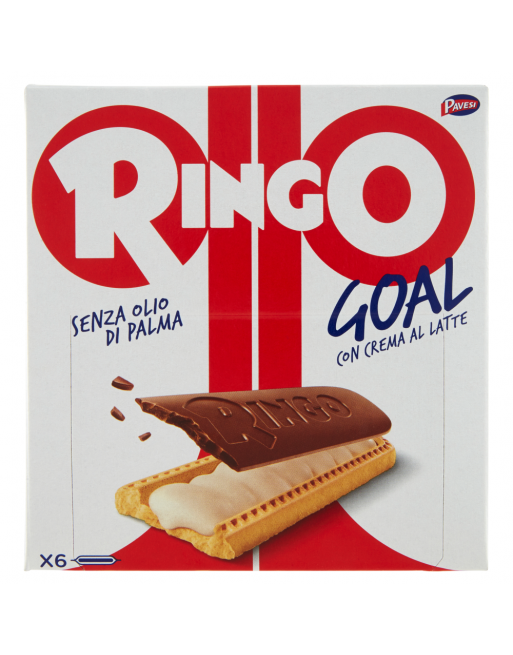 Pavesi Ringo Goal con Crema al Latte 168gr