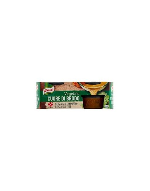 Knorr Cuore di Brodo Vegetale 4 x 28 gr