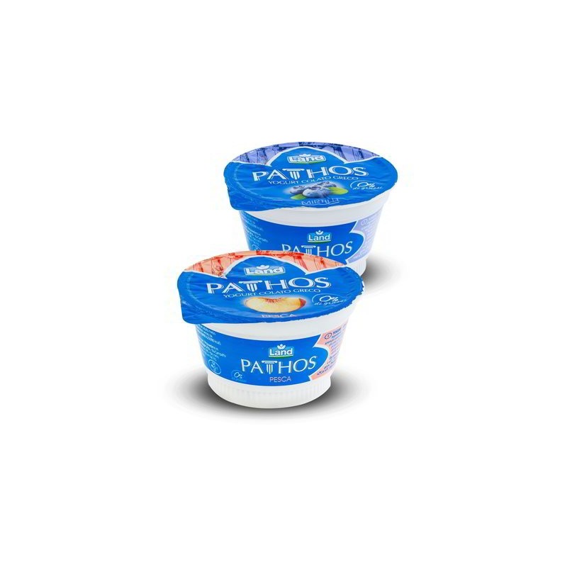 Yogurt greco pesca / mirtilli 0% grassi 150 gr